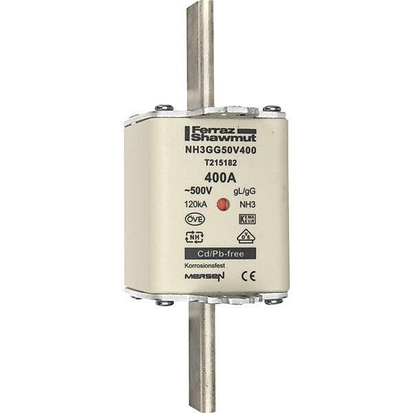 Mersen NH-Sicherungseinsatz SF Gr.3 gG 400A/500V KM NH3GG50V400