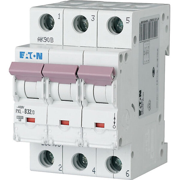 Eaton LS-Schalter m.Beschrift. B 32A, 3p PXL-B32/3