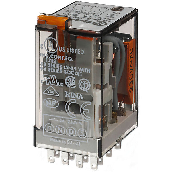 Finder Rel. Verssp. 110VAC 4W 7A f.Fas. 94.04/84/44 55.34.8.110.0040