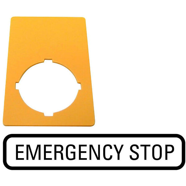 Eaton NOT-AUS-Schild Emergency Stop M22-XZK-GB99