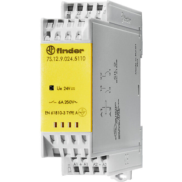 Finder Relaismodul 1S/1Ö,6A,zwangsgef. 7S.12.9.024.5110