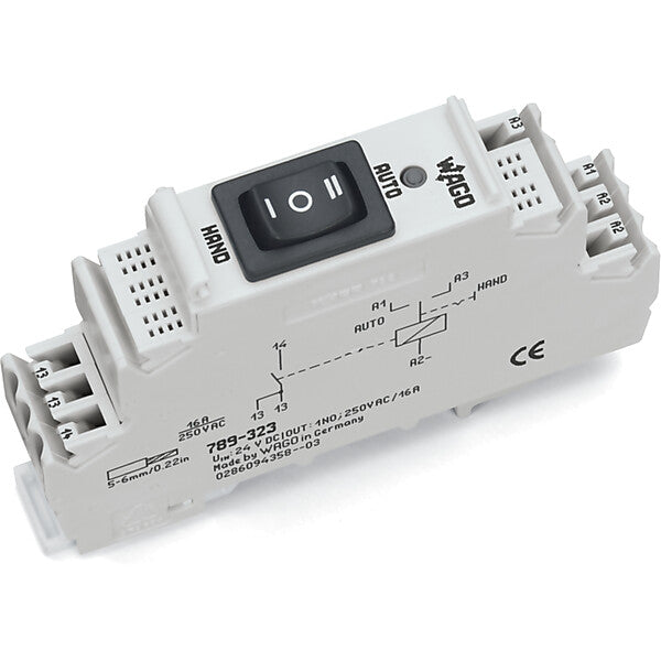 WAGO Schaltrelais-Baustein 24VDC,1S, Hand 789-323