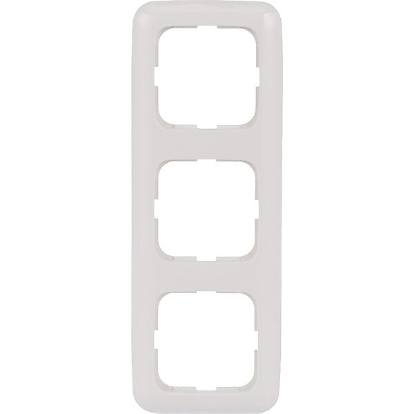 Busch-Jaeger Rahmen 3-fach aws, senk.+ waager. 2513-214