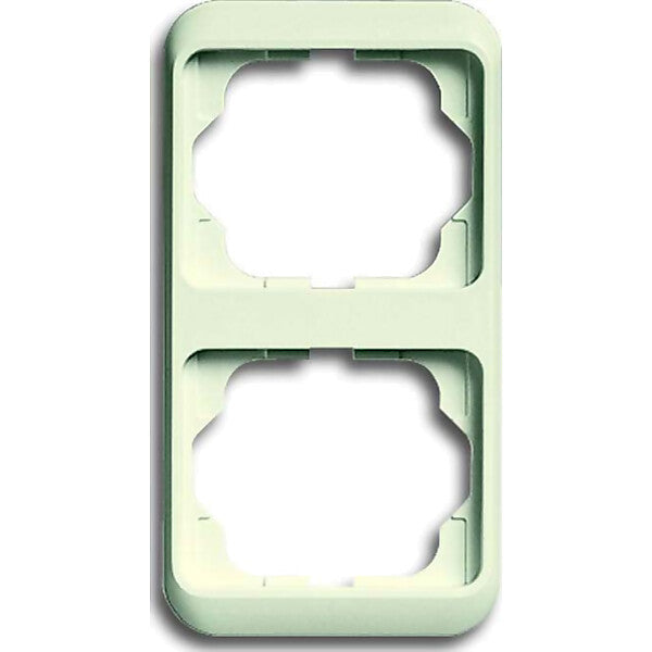 Busch-Jaeger Rahmen 2-fach elf/ws, senkr. alpha 1732-22G