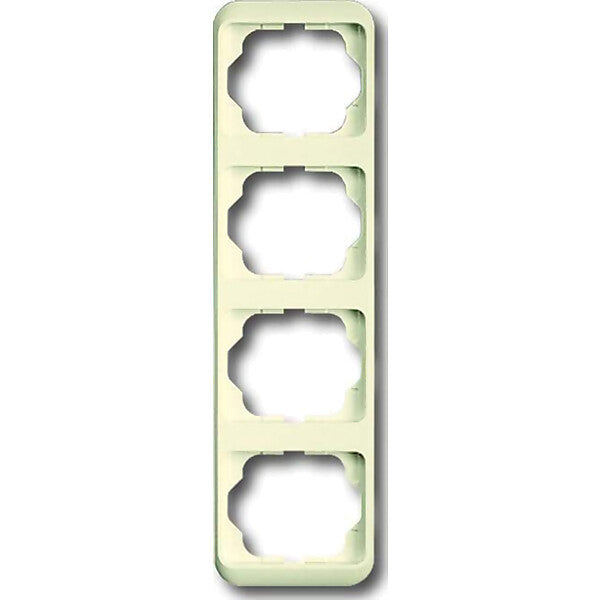 Busch-Jaeger Rahmen 4-fach elf/ws, senkr. alpha 1734-22G
