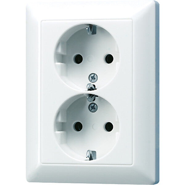JUNG SCHUKO-Steckdose aws 16A 250V 2-fach AS 5020 KIU WW