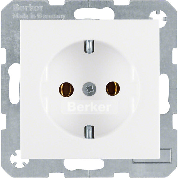 Hager/Berk Schuko-Steckdose pws mit Steckklemmen 47431909