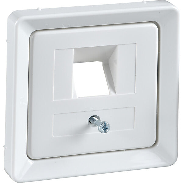 ELSO Zentralplatte rw UAE 1xRJ45,Rutenbeck 206404