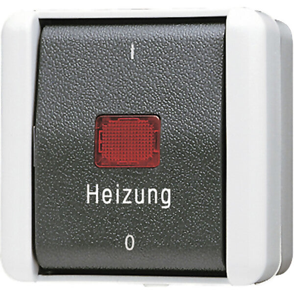 JUNG Heizung-Notschalter Aus 2-pol. 802 HW