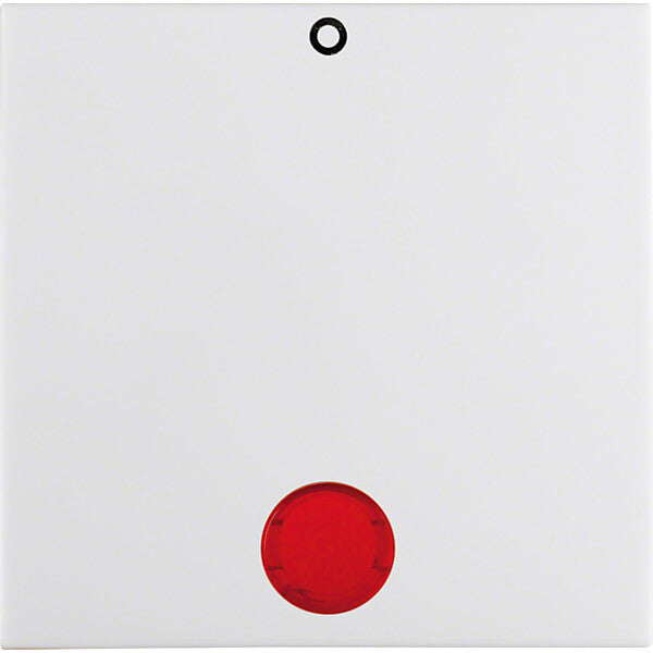 Hager/Berk Wippe pws/gl mit roter Linse 16248989