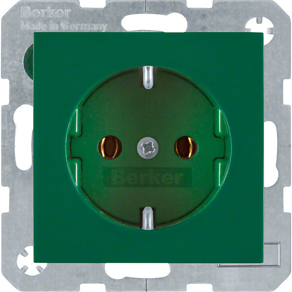 Hager/Berk SCHUKO-Steckdose gn/gl 47438913