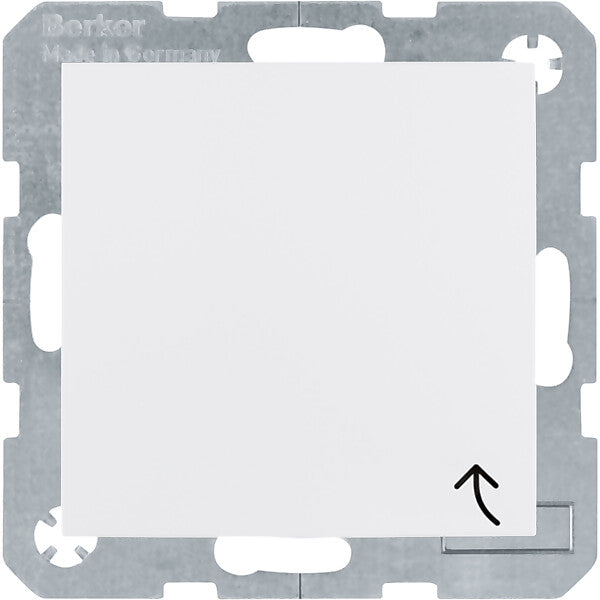 Hager/Berk SCHUKO-Steckdose pws/gl mit Klappdecke 47518989