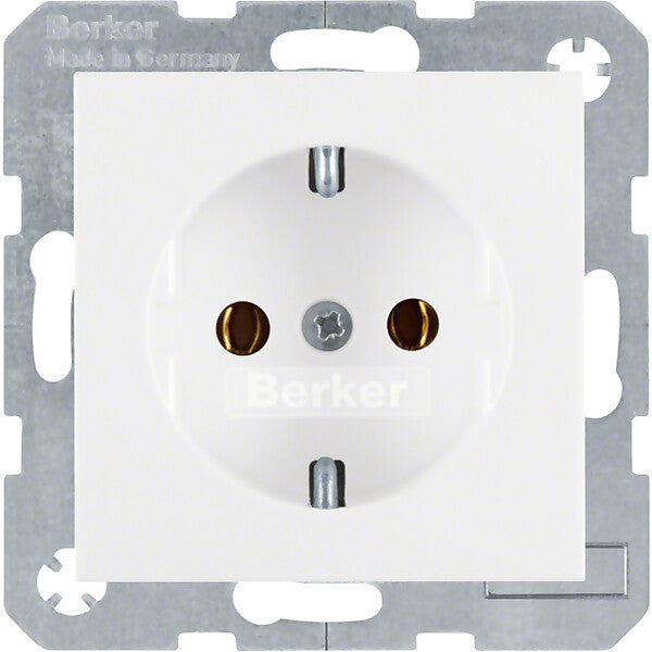 Hager/Berk Schuko-Steckdose pws matt 41431909