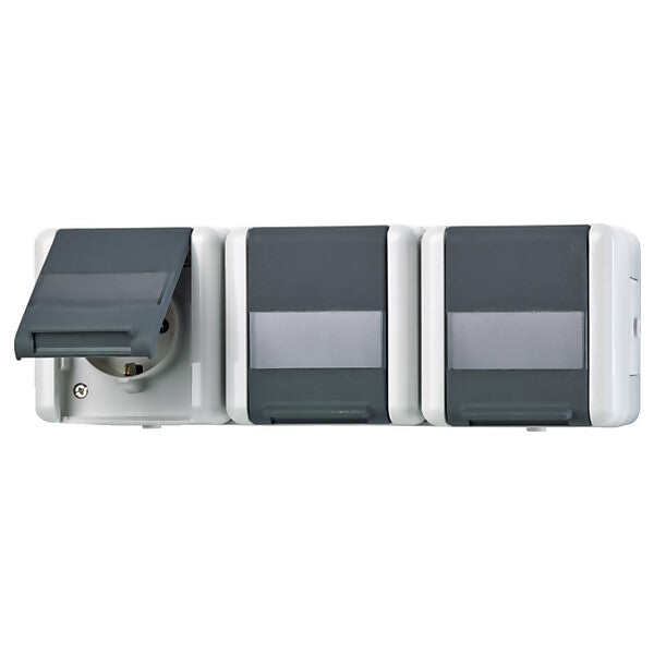 JUNG SCHUKO-Steckdose 3-fach 16A 250V 8230 NAW