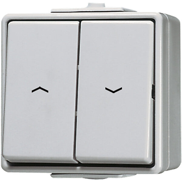 JUNG Jalousie-Wippschalter ws 10AX 250V Sch.1-pol. 609 VW