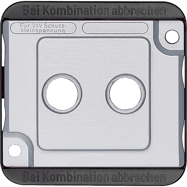 Merten Zentralplatte mat/si für Antennendose 294660