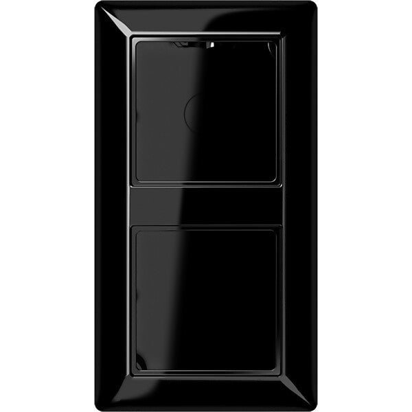 JUNG AP-Kappe 2-fach sw angeformter Rahmen AS 582 A SW