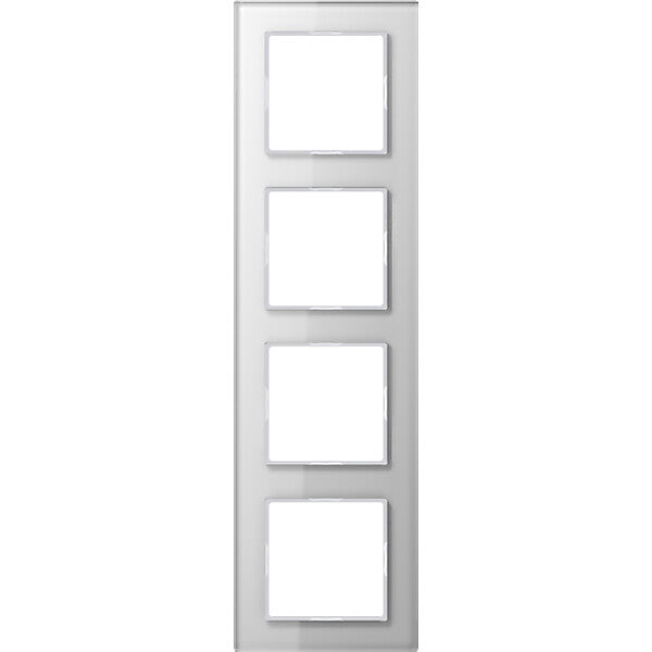 JUNG Glasrahmen 4-fach aws waage/senkrecht AC 584 GL WW
