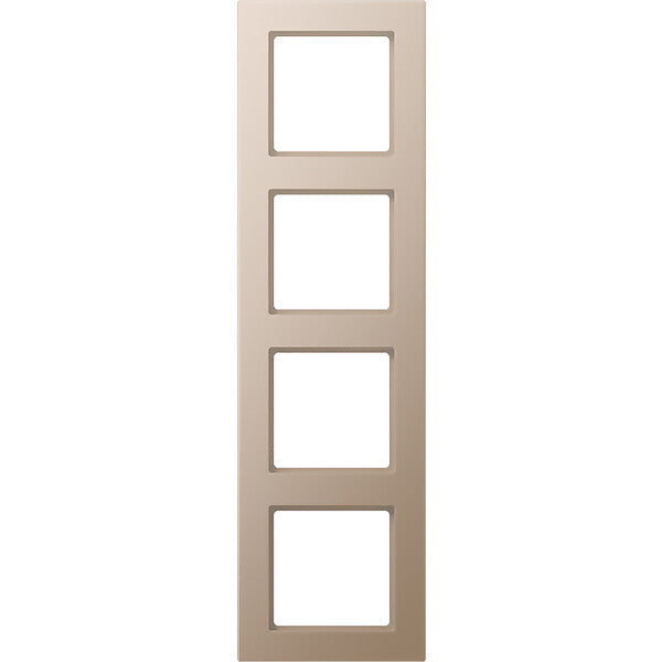 JUNG Rahmen 4-fach champ waage-/senkrecht AC 584 CH
