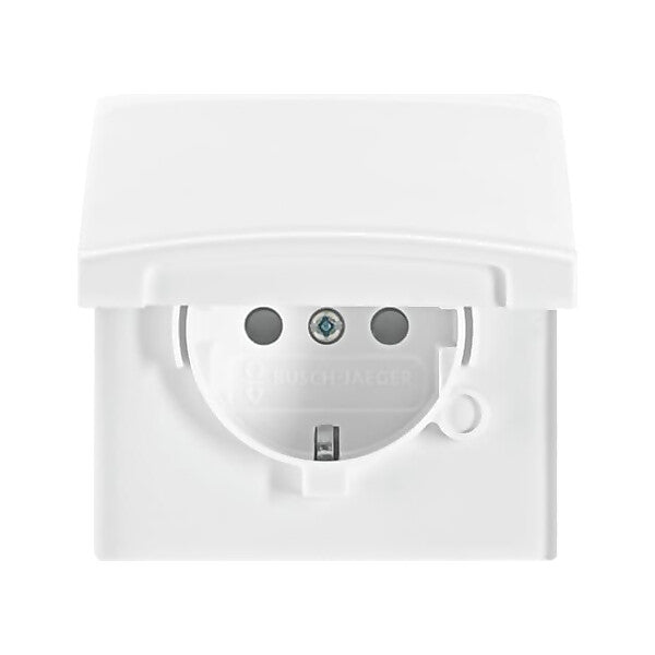 Busch-Jaeger Schuko-Steckdoseneinsatz IP44 alpinweiß 20 EUGKB-34-101