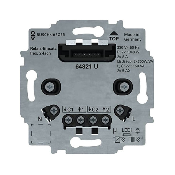 Busch-Jaeger Serienrelais-Einsatz flex 64821 U