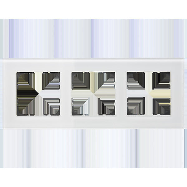 MDT technologies Glasrahmen 3-fach weiß BE-GTR3W.01