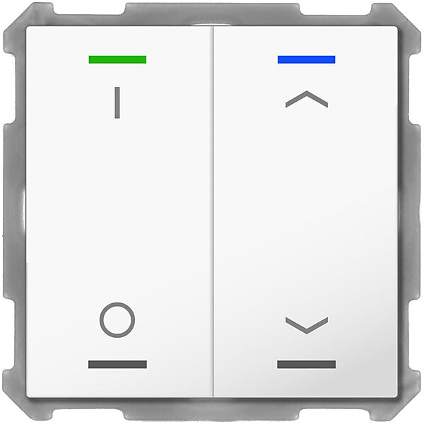 MDT technologies Taster Light 63 2-fach RGBW,Studiows,glä BE-TAL63T2.D1