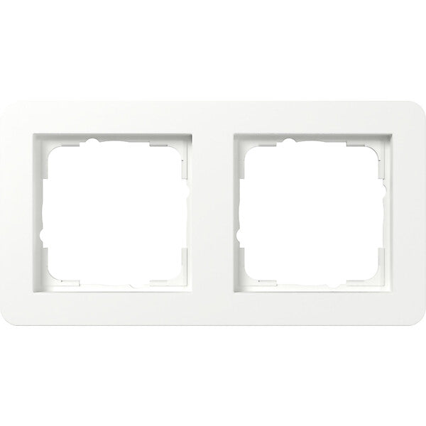 Gira Abdeckrahmen 2fach reinweiß m 0212151