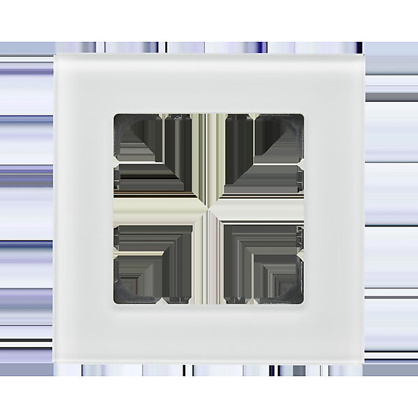 MDT technologies Glasrahmen 1-fach weiß BE-GTR1W.01