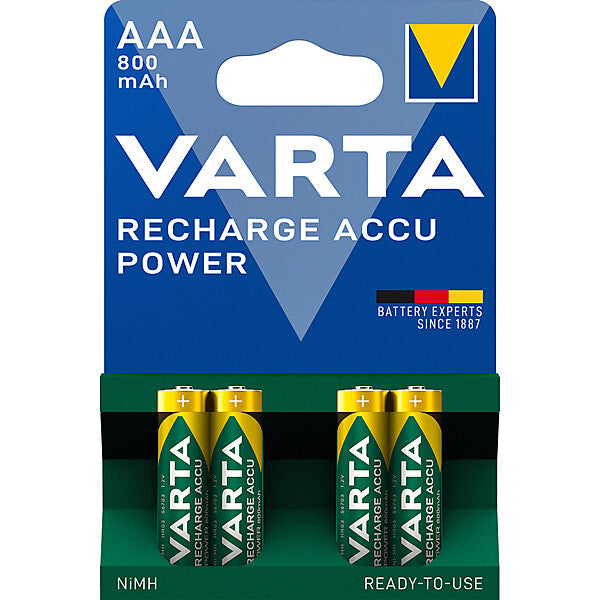 VARTA Recharge Accu Power AAA 1,2V/800mAh/NiMH 56703 Bli4