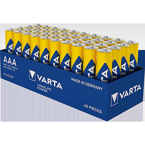 VARTA Batterie VARTA LONGLIFE Alkali-Mangan Power AAA Folie 4