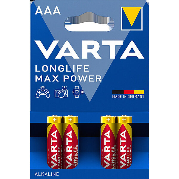 VARTA Longlife Max Power Micro 1,5/Al-Mn 4703 Blister 4