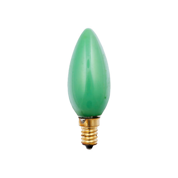 Scharnberger+Hasenbein Kerzenlampe 35x100mm E14 230V 40W grün 40285