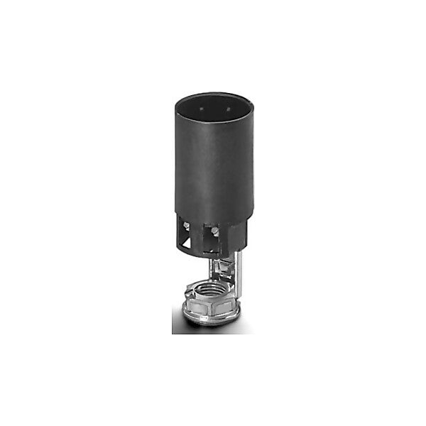 Houben Fassung E14 f.Kerzen sw,85mm,10mm Bohr. 109814