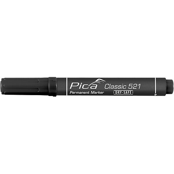 Pica Permanent Marker 2-6mm, Ksp, schwarz 521/46