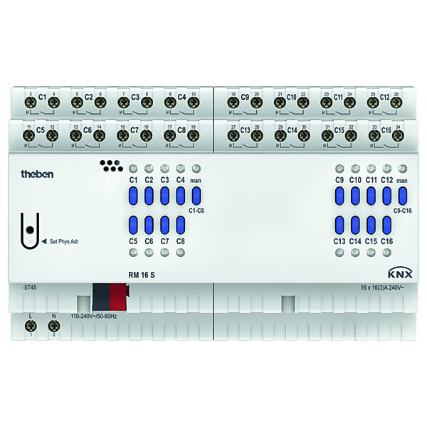 Theben Schaltaktor 16-fach RM 16 S KNX