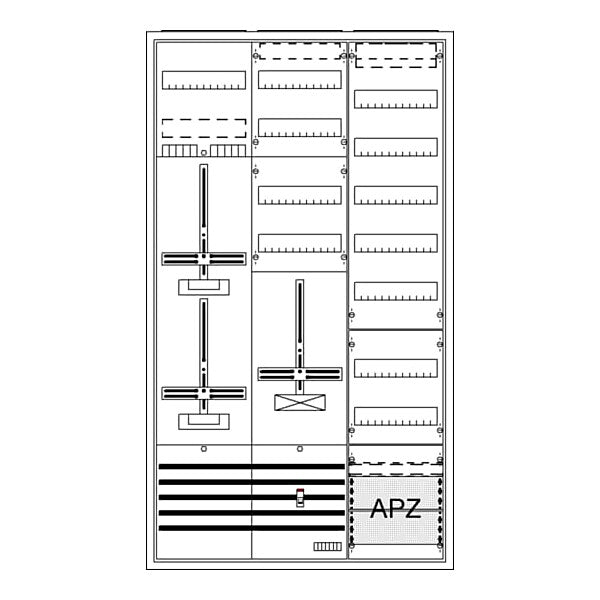 STRIEBEL & JOHN Komplettschrank AP3Pkt.A392Z1S+2RE1V DA39CY
