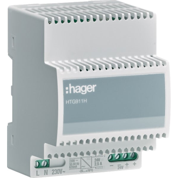 Hager Spannungsversorgung 24VDC 2,5A HTG911H