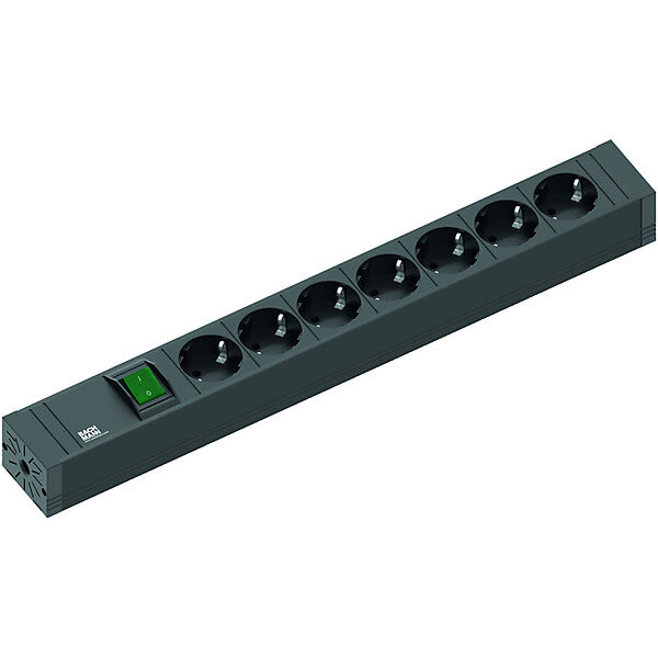 BACHMANN Steckdosenleiste 7xSchutzk mit Schalter 2m 420.0014