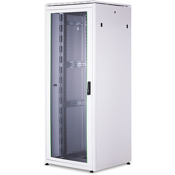 DIGITUS Schrank 42HE 205,3x80x80cm RAL 7035 Glastür DN-19 42U-8/8-1