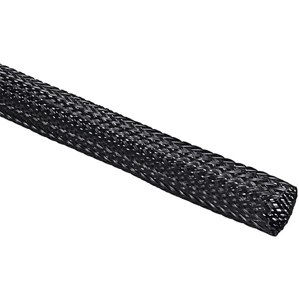 HellermannTyton Polyester Geflechtschlauch schwarz HEGPL12-PET-BK (100)