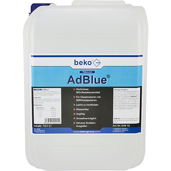 beko AdBlue 10l inkl.Einfüllstutzen 249 10