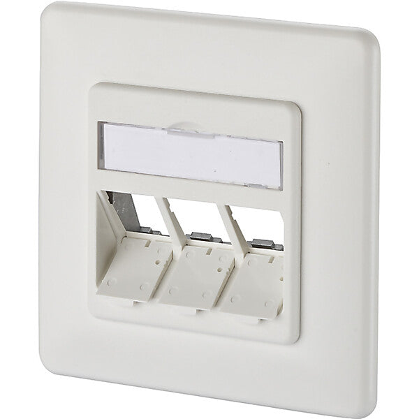 METZ CONNECT Anschlussdose E-DAT modul 3x8(8) UP 1309161002-E rws