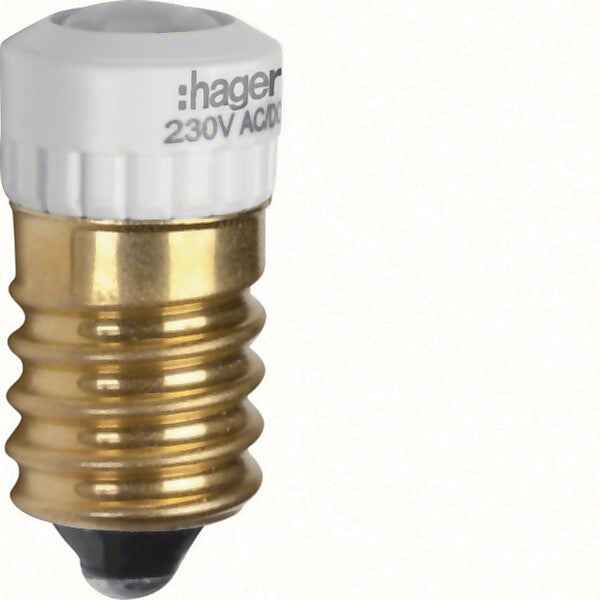 Hager LED-Lampe E14 Zubehör weiß WDA2728W