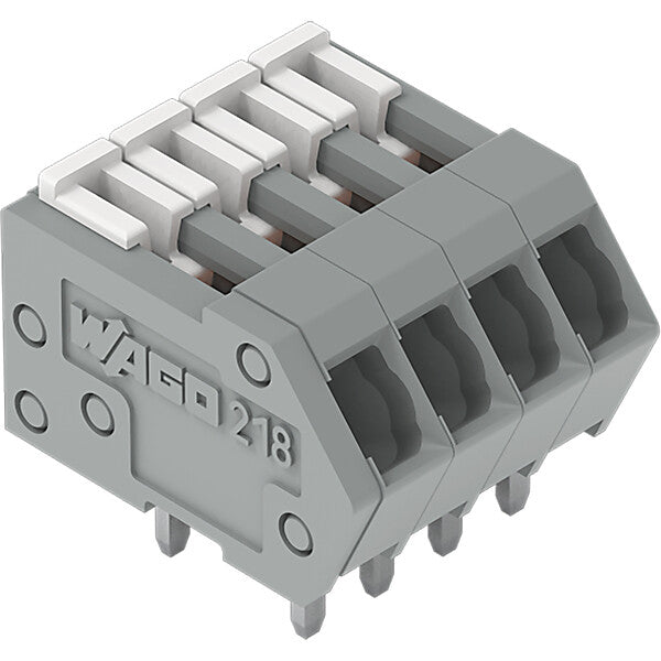 WAGO Leiterplattenklemme 0,5mm²,grau 218-104