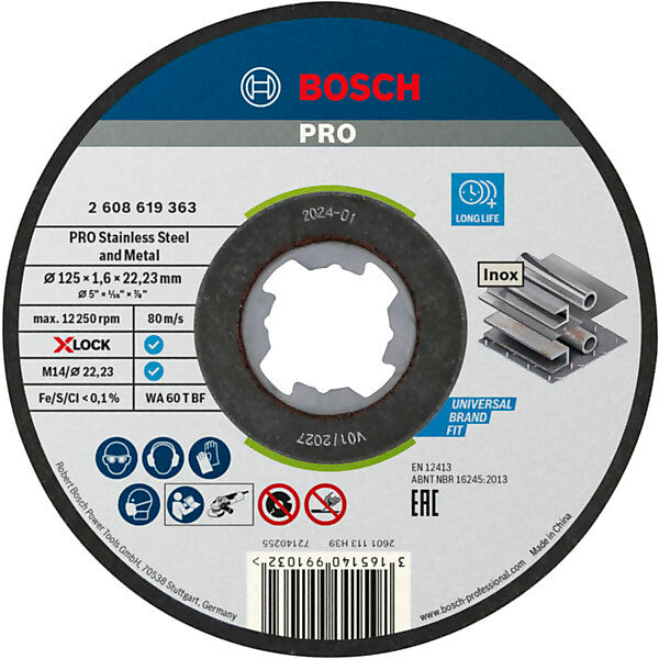 Bosch Elektrowerkzeuge PRO Stainless Steel and Metal X-Lock 2608619364