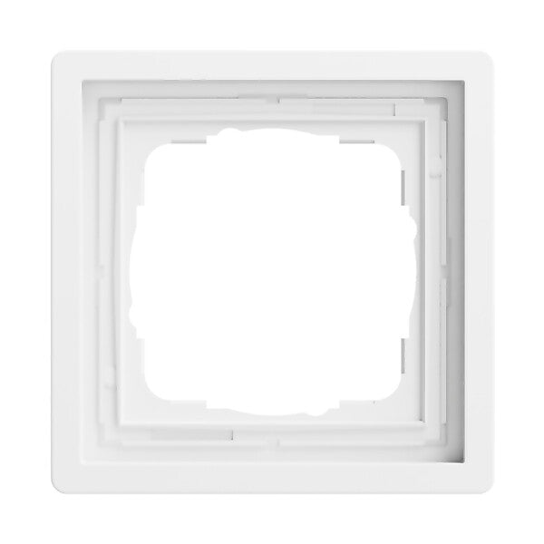 Gira Abdeckrahmen 1f Reinweiß m(lack.) 0211172