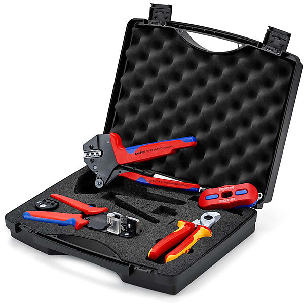 KNIPEX Werkzeugkoffer für Photovoltaik für MC4 97 91 04 V03