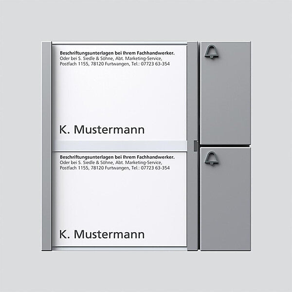 Siedle Tasten-Modul si/met TM 612-2 SM