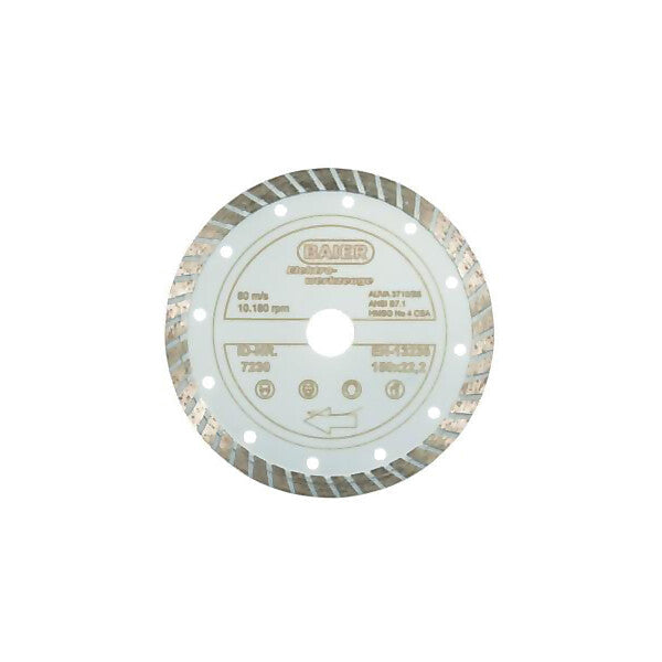 BAIER Diamantscheibe D=125mm Turbo 7228